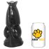 AnimHole Wolf - hundi peenisedildo - 21cm (must)