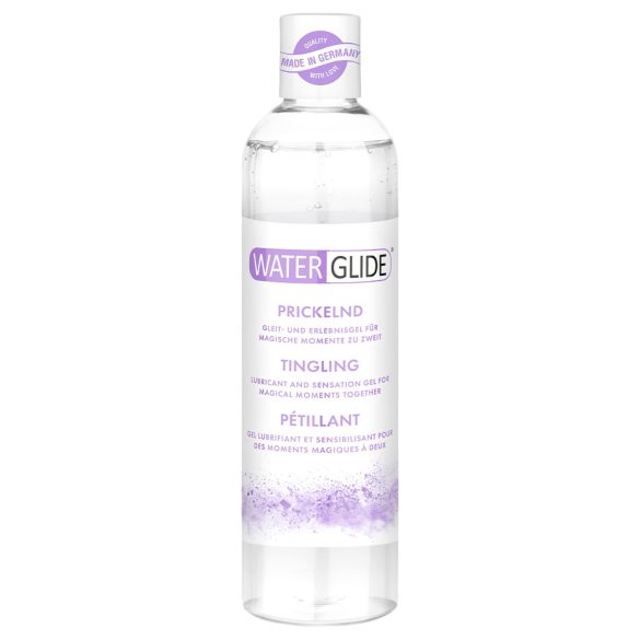 Waterglide Tingle - sädelev veebaasil libesti (300 ml)