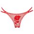 Panty Rose - stringtanga roosivarres - punane (S-L)