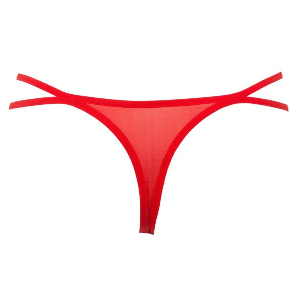 Panty Rose - stringtanga roosivarres - punane (S-L)
