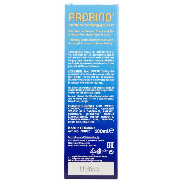 HOT Prorino - meeste intiimkreem - jahutav efekt - 100 ml