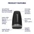 Satisfyer meestele - soojendav vibraator (must)