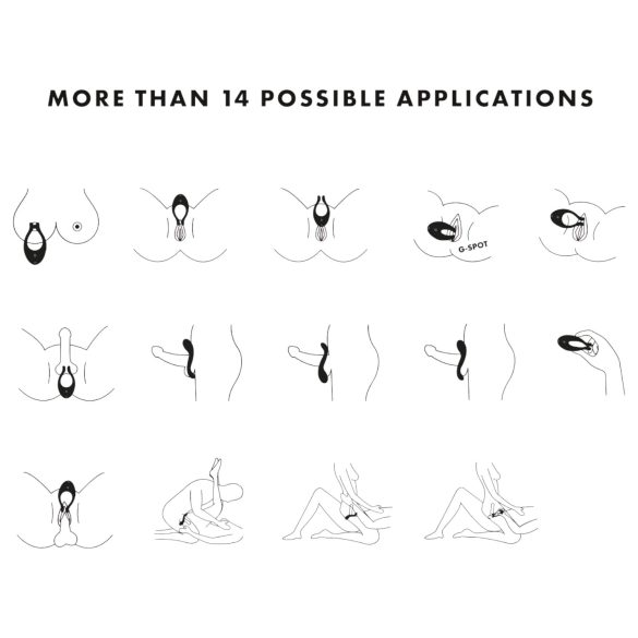 Satisfyer Endless Joy - akutoitel pöörlev paarivibraator (roosa)