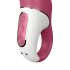 Satisfyer Petting Hippo - laetav, veekindel vibraator (roosa)