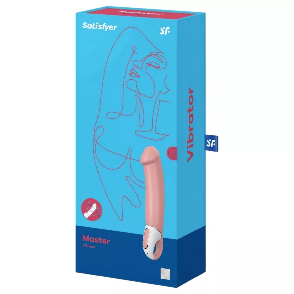 Satisfyer Master - veekindel akuga vibraator - naturaalne