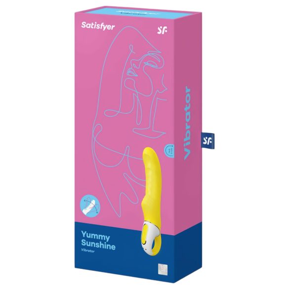 Satisfyer Yummy Sunshine - G-punkti vibraator - veekindel - kollane