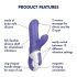 Satisfyer Magic Bunny - veekindel kliitori vibraator (sinine)