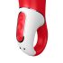 Satisfyer Power Flower - laetav, veekindel vibraator (punane)
