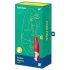 Satisfyer Power Flower - laetav, veekindel vibraator (punane)