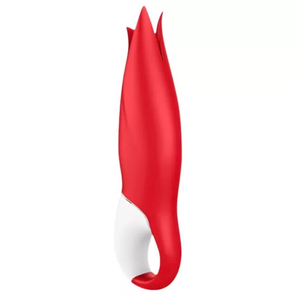 Satisfyer Power Flower - akuga veekindel vibraator - punane