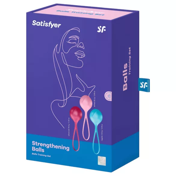 Satisfyer - geishakuulide komplekt - 3-osaline treenimispallide komplekt