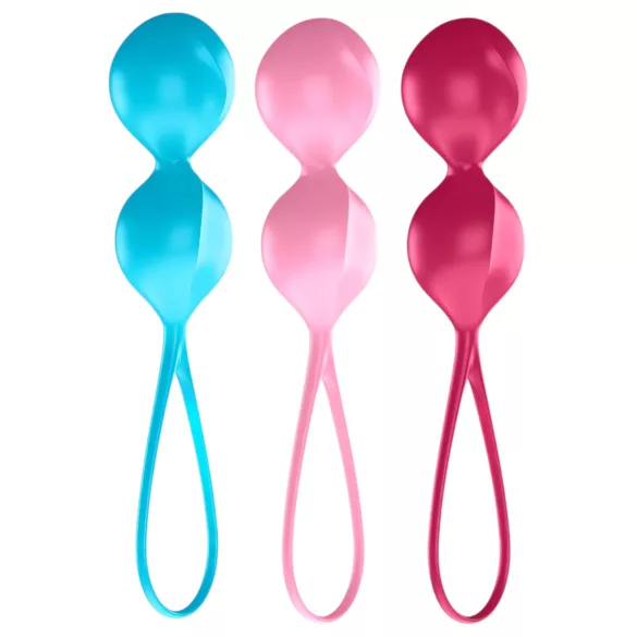 Satisfyer V Balls - geišakuulide duo komplekt - 3-osaline sett