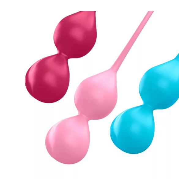 Satisfyer V Balls - geišakuulide duo komplekt - 3-osaline sett
