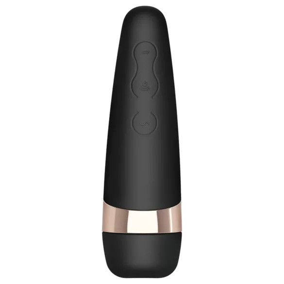 Satisfyer Pro 3+ - veekindel akuga kliitorivibraator must