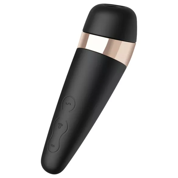 Satisfyer Pro 3+ - veekindel akuga kliitorivibraator must