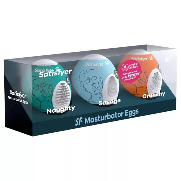 Satisfyer Egg NSC - munakujuline masturbaatorite komplekt 3 tk