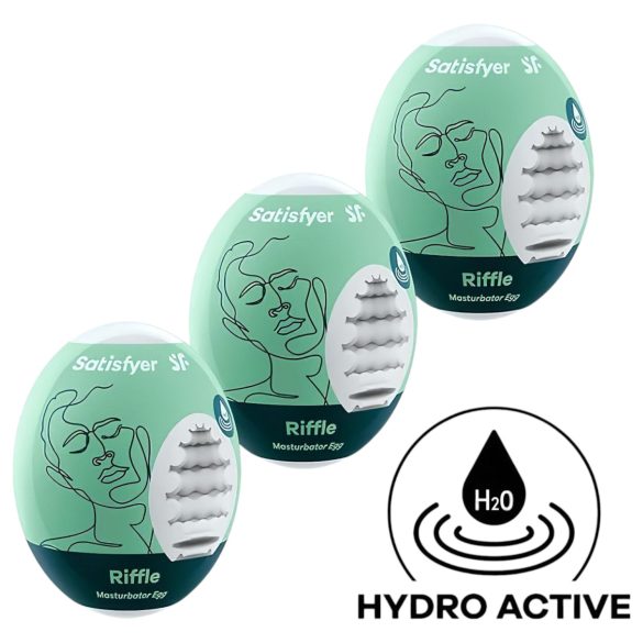 Satisfyer Egg Riffle - munamasturbaator komplekt (3tk)