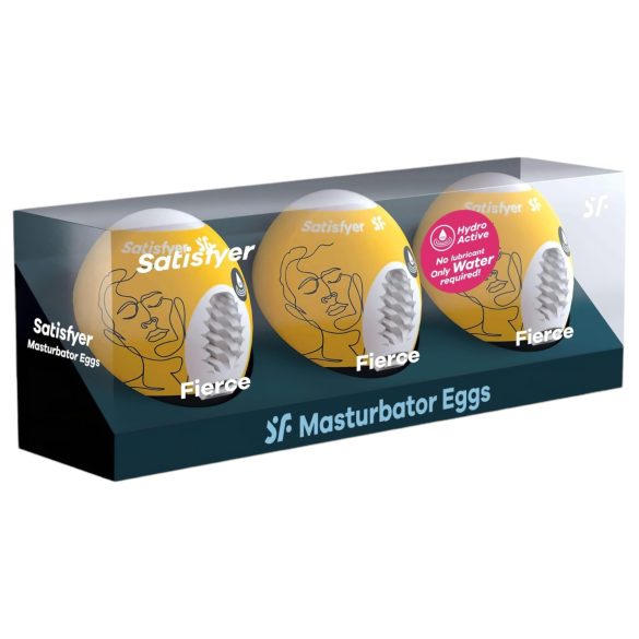 Satisfyer Egg Fierce - munatüüpi masturbaatorite komplekt 3 tk