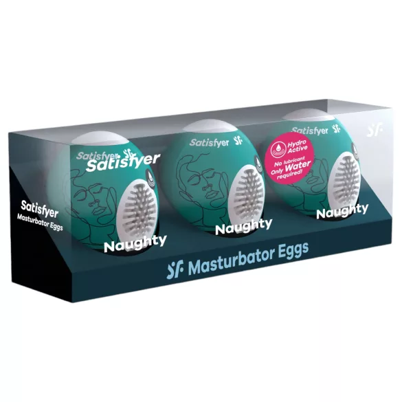 Satisfyer Egg Naughty - masturbaatori munade komplekt 3 tk
