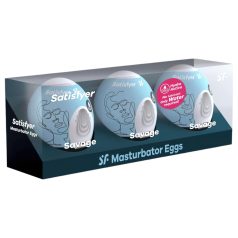 Satisfyer Egg Savage - munandi masturbaatorikomplekt (3 tk)