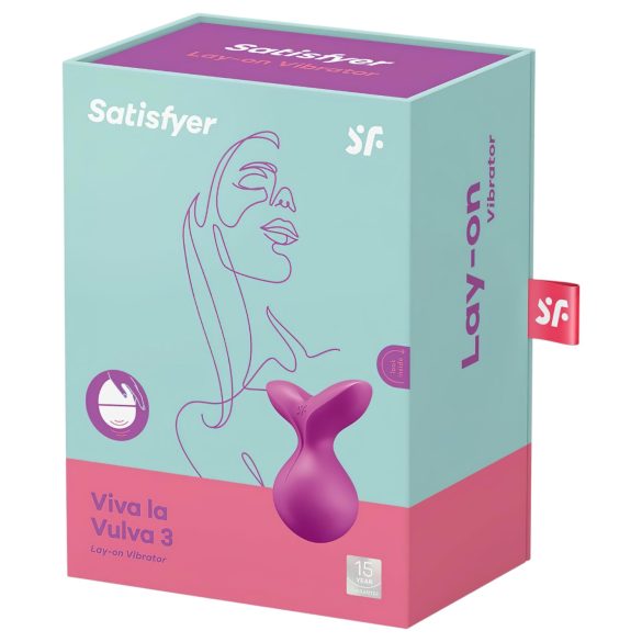 Satisfyer Viva la Vulva 3 - kliitori vibraator (violetne)