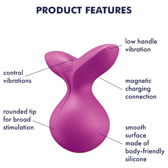 Satisfyer Viva la Vulva 3 - kliitori vibraator (violetne)