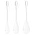 Satisfyer Yoni Power 1 - valge geishakuuli komplekt (3 osa)