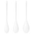 Satisfyer Yoni Power 1 - valge geishakuuli komplekt (3 osa)