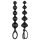 Satisfyer Love Beads - anaalhelmes dildokomplekt (must)