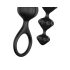 Satisfyer Love Beads - anaalhelmes dildokomplekt (must)