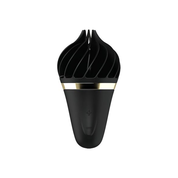 Satisfyer Sweet Treat - laetav pöörlev kliitorivibraator (must)