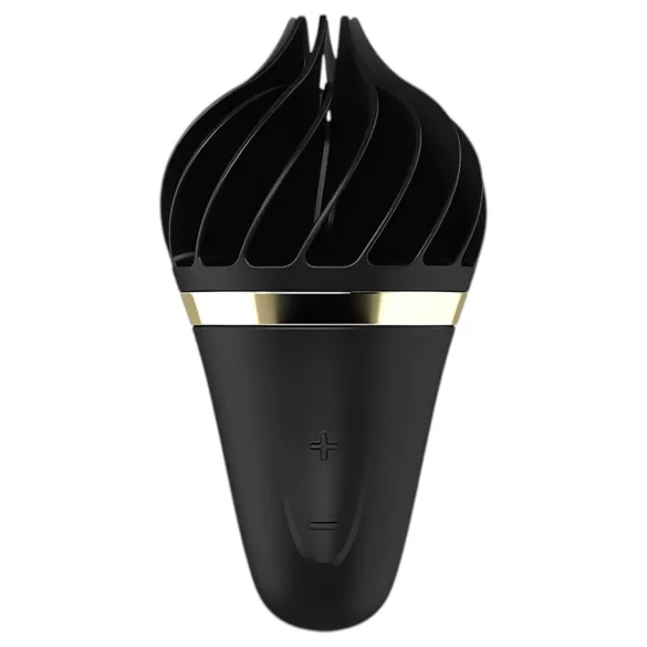 Satisfyer Sweet Treat - aku kliitori stimulaator - pöörlev - must