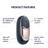 Satisfyer Dark Desire - laetav kliitorivibraator (must)