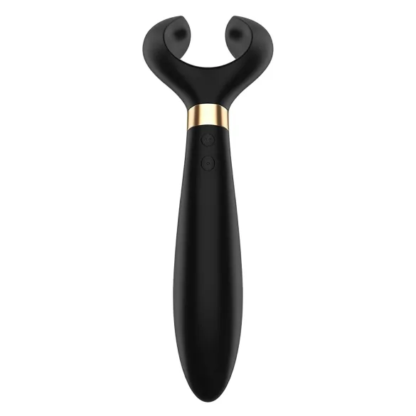 Satisfyer Endless Fun - paaridele vibraator - akuga, veekindel - must