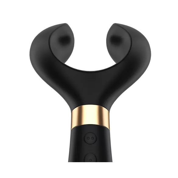 Satisfyer Endless Fun - paaridele vibraator - akuga, veekindel - must