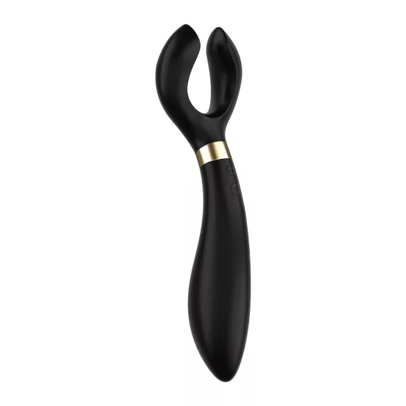 Satisfyer Endless Fun - paaridele vibraator - akuga, veekindel - must