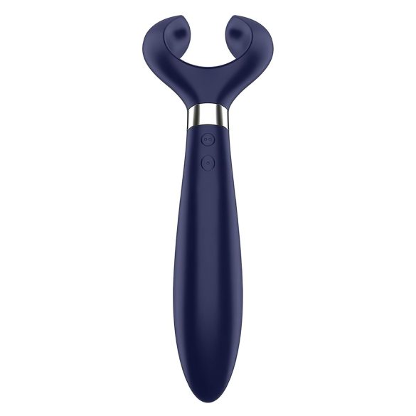 Satisfyer Endless Fun - akuga, veekindel paarivibraator (sinine)
