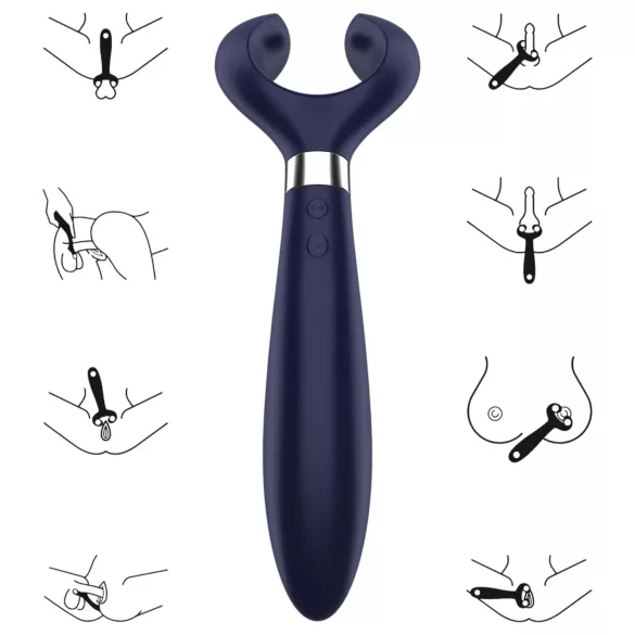 Satisfyer Endless Fun - paarivibraator - aku, veekindel, sinine
