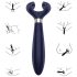 Satisfyer Endless Fun - akuga, veekindel paarivibraator (sinine)