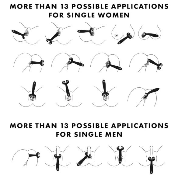 Satisfyer Endless Fun - paarivibraator - aku, veekindel, sinine