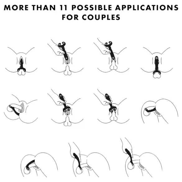 Satisfyer Endless Fun - paarivibraator - aku, veekindel, sinine