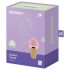 Satisfyer Sweet Treat - akuga pöörlev kliitoris vibraator (roosa-pruun)