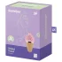 Satisfyer Sweet Treat - aku kliitorivibraator, pöörlev - roosa-pruun