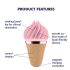 Satisfyer Sweet Treat - akuga pöörlev kliitoris vibraator (roosa-pruun)