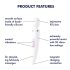 Satisfyer Wand-er Woman - veekindel valge massaaživibraator