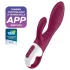 Satisfyer Heated Affair - soojenev kliitorivibraator käepidemega - punane