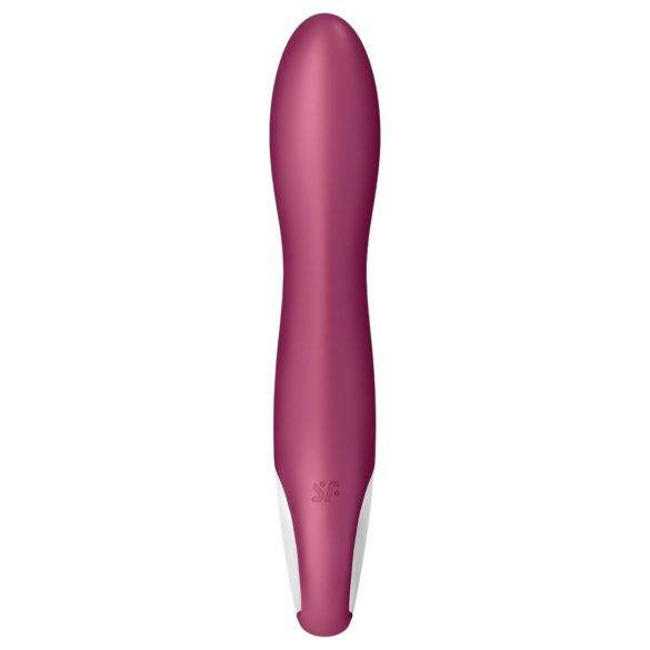 Satisfyer Big Heat - G-punkti vibraator - akuga, soojenev - punane