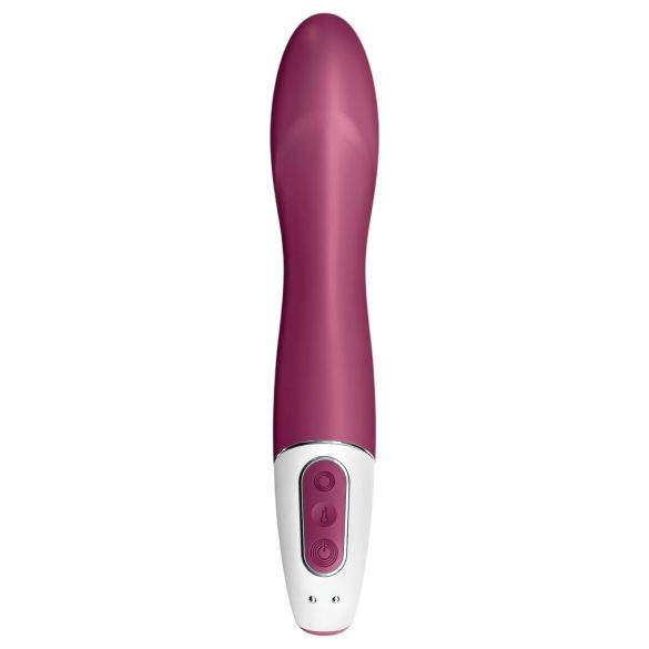 Satisfyer Big Heat - G-punkti vibraator - akuga, soojenev - punane