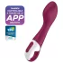 Satisfyer Hot Spot - G-punkti vibraator, soojendusega, akuga, punane