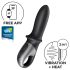 Satisfyer Kuum Kirg - intelligentne soojendav anaalvibraator (must)